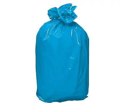 SAC POUBELLE 120L HAUTE DENSITE 70 110 BLEU paquet de 10